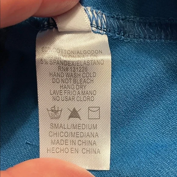 Kathy NWT Teal Women's Jeggings pull on pant - Picture 7 of 7